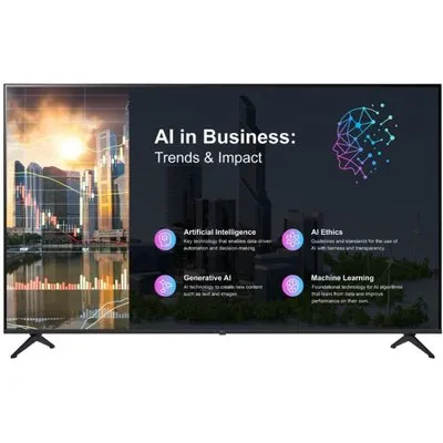 LG 55PK640S0LB.AEUQ 55 4K UHD Signage TV webOS Triple Tuner 300 Nits