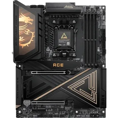 MSI MEG X870E ACE MAX Mainboard ATX Socket AM5 X870E DDR5 Wi-Fi 7 10GbE (7E85-001R)