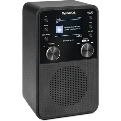 Technisat Design-Radio, Synthesizer-Tuner (PLL), RDS, 20 Senderspeicher, Empfang DAB, DAB+, UKW, 2,4 (0000/3999)