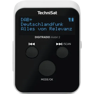 Technisat Taschenradio, RDS, 20 Senderspeicher, Empfang DAB, DAB+, UKW, 0,91 Zoll Display, ca. 2,31 (0000/3904)