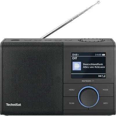 Technisat Design-Radio, RDS, 80 Senderspeicher, Synthesizer-Tuner (PLL), Empfang DAB, DAB+, UKW, A2D (0000/3998)