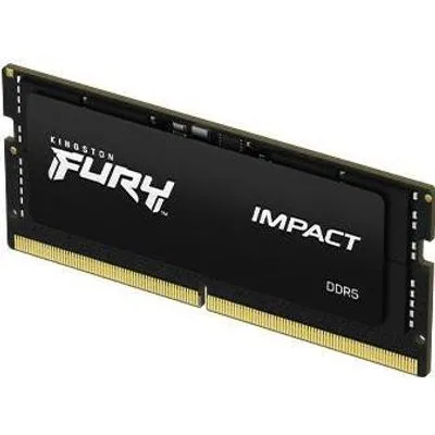 Kingston FURY Impact - DDR5 - Modul - 16 GB - SO DIMM 262-PIN - 4800 MHz / PC5-38400 - CL38 - 1.1 V - ungepuffert - on-die ECC (KF548S38IB-16)