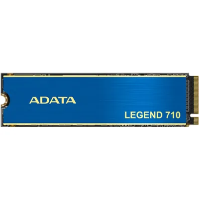 ADATA Legend 710 - SSD - 512GB - intern - M.2 2280 - PCIe 3.0 x4 (NVMe) - 256-Bit-AES - integrierter Kühlkörper (ALEG-710-512GCS)