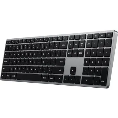 Satechi SLIM X3 Tastatur Bluetooth QWERTZ Deutsch Schwarz - Grau (ST-BTSX3M-DE)