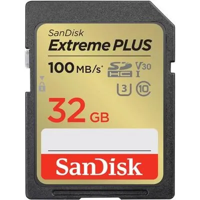 WESTERN DIGITAL EXTREME PLUS 32GB SDHC MEMORY CARD 2-PACK 100MB/S 60MB/S UHS-I (SDSDXWT-032G-GNCI2)