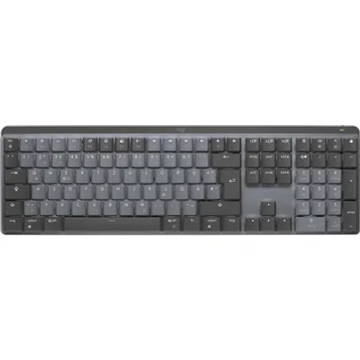 Logitech Master Series MX Mechanical - Tastatur - hinterleuchtet - kabellos - Bluetooth LE - QWERTZ - Deutsch - Tastenschalter: Tactile Quiet - Graphite