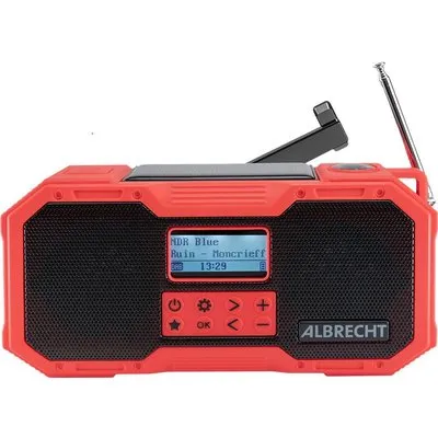 Albrecht DR 112 DAB+ Outdoor Kurbelradio UKW, SOS, Taschenlampe, Solar, PowerBank (27911)
