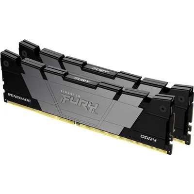 Kingston FURY Renegade - DDR4 - Kit - 64 GB: 2 x 32 GB - DIMM 288-PIN - 3200 MHz / PC4-25600 - CL16 - 1.35 V - ungepuffert - non-ECC - Schwarz (KF432C16RB2K2/64)
