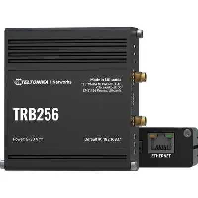 Teltonika TRB256 - Schwarz - Aluminium - IP30 - CE: EN IEC 62368-1:2020 + A11:2020 - EN IEC 62311:2020 RCM: AS/NZS 62368.1:2022 CB: IEC... - Extern - R-SMA (TELTONIKA TRB256 0PRT01)