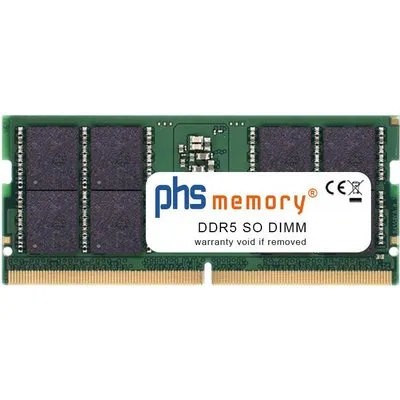 PHS-memory 16GB RAM Speicher DDR5 SO DIMM 4800MHz PC5-38400-S 262 Pin SO DIMM 1,1 Volt (SP525558)