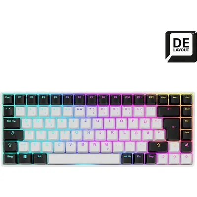 Sharkoon SKILLER SGK50 S3 Tastatur USB QWERTZ Deutsch Weiß (4044951039180)