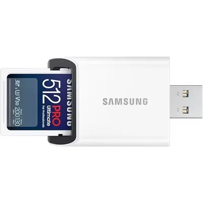 Samsung PRO Ultimate MB-SY512SB - Flash-Speicherkarte - 512GB - Video Class V30 / UHS-I U3 - SDXC UHS-I - weiß (MB-SY512SB/WW)