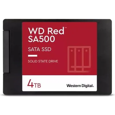 WD Red SA500 WDS400T2R0A - SSD - 4TB - intern - 2,5 (6,4 cm) - SATA 6Gb/s (WDS400T2R0A)