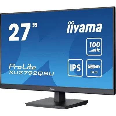 iiyama ProLite XU2792UHSU-B6 LED-Monitor - 68.6 cm (27 Zoll) 3840 x 2160 Pixel 16:9 4 ms HDMI®, DisplayPort [Energieklasse F] (XU2792UHSU-B6)