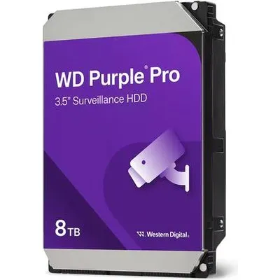 WD Purple Pro WD8002PURP - Festplatte - 8TB - Videoüberwachung, Smart Video - intern - 3,5 (8,9 cm) - SATA 6Gb/s - 7200 rpm - Puffer: 256MB (WD8002PURP)