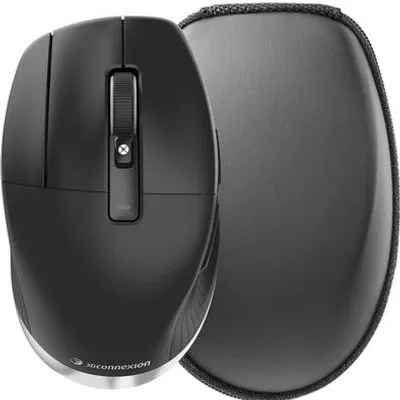 3Dconnexion CadMouse Pro Wireless Left - Maus - ergonomisch - Für Linkshänder - 7 Tasten - kabellos - Bluetooth, 2.4 GHz, USB-C - kabelloser Empfänger (USB) (3DX-700117)