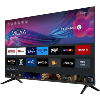 Dyon 100 cm LED-Fernseher, 40 Zoll, Auflösung: 1.920x1.080 Pixel, Full HD, H.265 HEVC, Empfänger DVB [Energieklasse E] (D800227)