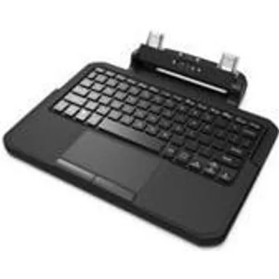 Zebra - Tastatur - mit Touchpad, integrierter Griff - hinterleuchtet - Dock - QWERTZ - Deutsch - Tastenschalter: Scissor-Switch (KYB-ET6X-2IN1-DE1-01)