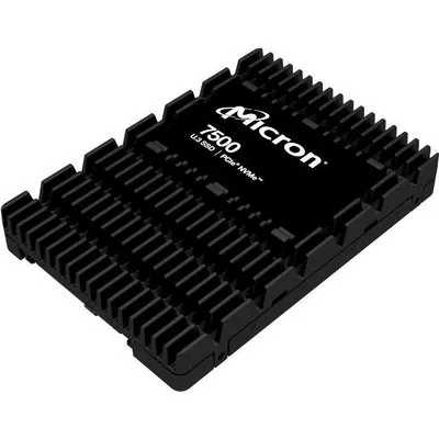 Micron 7500 PRO - SSD - Read Intensive - verschlüsselt - 1,92TB - intern - 2,5 (6,4 cm) - U.3 PCIe 4,0 (NVMe) - 256-Bit-AES, 3072-Bit-RSA, 208-Bit-RSA - TCG Opal Encryption 2,01 (MTFDKCC1T9TGP-1BK1DABYYR)