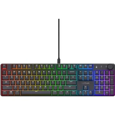 Trust GXT 866 TORIX Tastatur USB QWERTY US International Schwarz (24910)