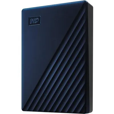 WD My Passport for Mac WDBK6C0060BBL - Festplatte - verschlüsselt - 6TB - extern (tragbar) - USB 3,2 Gen 1 - 256-Bit-AES - Blau (WDBK6C0060BBL-WESN)