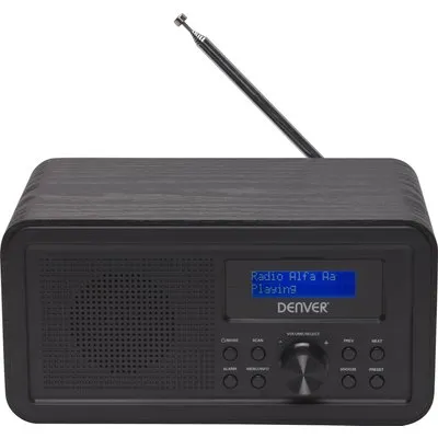 DENVER DAB-30 - Tragbares DAB-Radio - 1 Watt - Schwarz (134658)