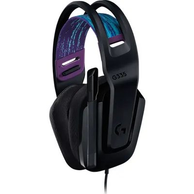 Logitech G G335 Wired Gaming Headset - Headset - ohrumschließend - kabelgebunden - 3,5 mm Stecker - Schwarz - Discord Certified (981-000978)