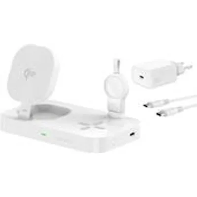 4smarts Qi2 Ladestation Trident mit Charger für Samsung Watch weiss (541368)