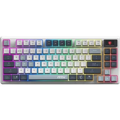 MSI Forge GK600 TKL W Sky DE GAMING Keyboard Black retail (S11-43DEP01-HH9)