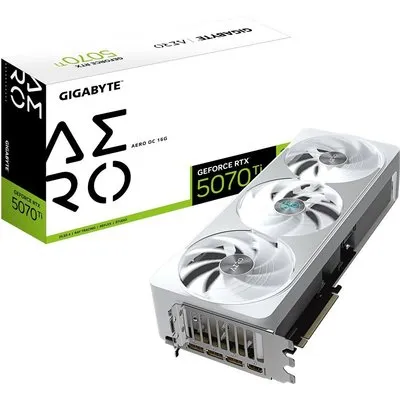 Gigabyte GeForce RTX 5070 Ti AERO OC 16G - 16 GB GDDR7 PCIe 5.0 Grafikkarte (GV-N507TAERO OC-16GD)
