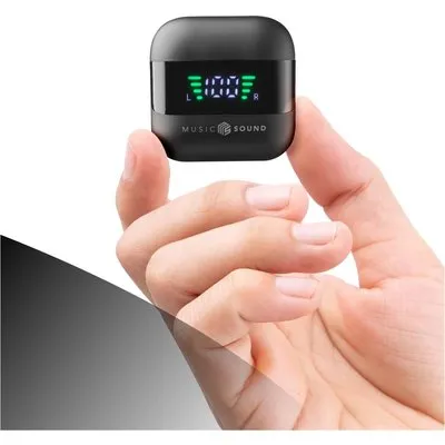 Cellularline Music & Sound Bluetooth Earphones Spark Black - Headset (BTMSTWSSPARKK)
