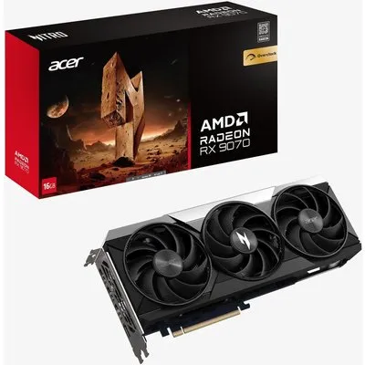 Acer Nitro AMD Radeon RX 9070 16G OC - 16GB GDDR6, 1x HDMI, 3x DP (DP.Z4EWW.P01)