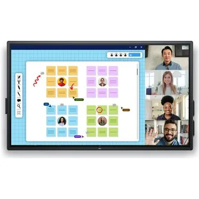 Dell Pro 75 Plus 4K Touch Monitor P7525QT - 190 cm (75) Diagonalklasse (189.27 cm (74.5) sichtbar) LCD-Display mit LED-Hintergrundbeleuchtung - interaktiv - mit Touchscreen (Multi-Touch) - 4K UHD (2160p) 3840 x 2160  [Energieklasse F] (DELL-P7525QT)