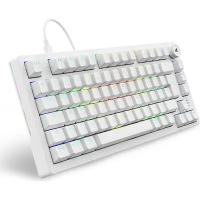 Sharkoon Gaming Tastatur Skiller SGK25 weiß DE (4044951041817)