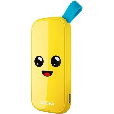 SanDisk Fortnite - Peely Edition - SSD - 2TB - extern (tragbar) - USB 3,2 Gen 2 (SDSSDE30-2T00-G25F)
