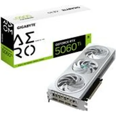 GIGABYTE GeForce RTX 5060 Ti 16GB Aero OC - 12GB GDDR7, HDMI, 3x DP (GV-N506TAERO OC-16GD)