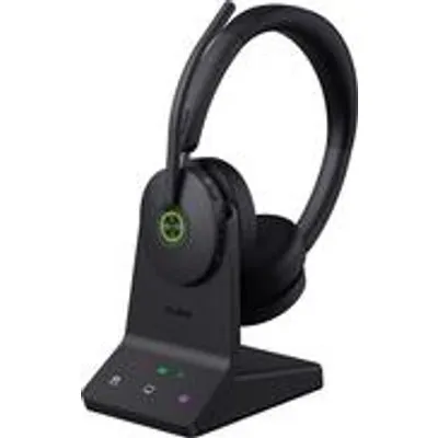 Yealink WH68 UC Headset DECT/Bluetooth On-Ear mit ANC UC-zertifiziert Schwarz (1208713)