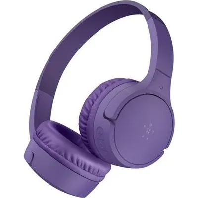 Belkin SoundForm Mini BT On-Ear Kopfhörer für Kinder, lila (AUD002HQPUV3)