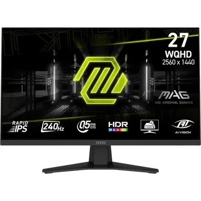MSI MAG 274QFDE X24, Gaming-Monitor 68.6 cm (27 Zoll), schwarz, WQHD, Rapid-IPS, HDR, Adaptive-Sync, 240Hz Panel (9S6-3CE41H-018)