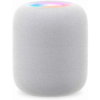 Apple HomePod 2. Generation Smart-Lautsprecher mit Siri Wi-Fi Bluetooth weiß 2-Wege-Audio (MDEY4D/A)