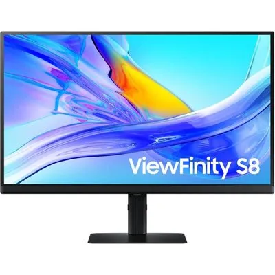 Samsung Electronics 27 / Monitor ViewFinity S80UH / VA / Flat / Black 3840x2160 / VA / 350cd/m2 / 5ms / 60Hz (LS32H804UAUXEN)