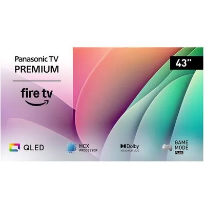 Panasonic TV-43W80AEZC sw LED-TV QLED UHD 4K HDR Multituner Fire TV (TV-43W80AEZC)