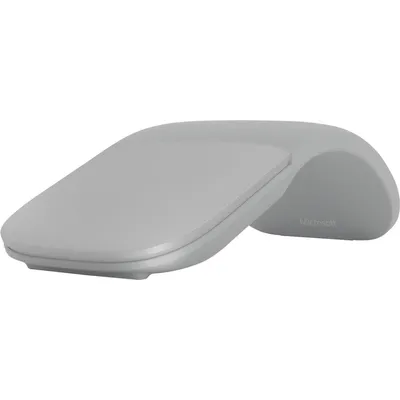 Microsoft Surface Arc Maus - Maus - optisch - 2 Tasten - kabellos - Bluetooth 4,1 - Hellgrau - kommerziell (FHD-00002)