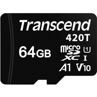 Transcend - Flash-Speicherkarte - 64 GB - UHS-I / Class10 - microSDXC UHS-I (TS64GUSD420T)