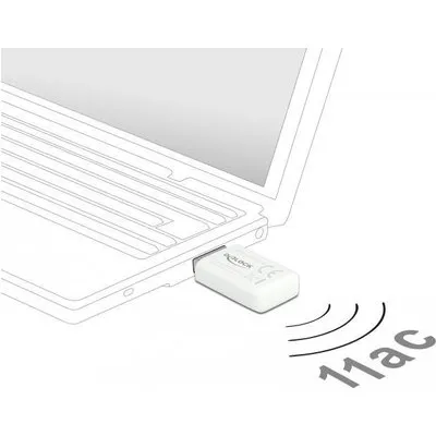 Delock Micro Stick 867 - Netzwerkadapter - USB3.0 - 802,11ac - weiß (12770)