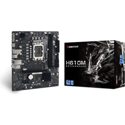 Biostar H610MH D5 - Intel - LGA 1700 - Intel® Celeron® - Intel® Core i3 - Intel Core i3 12th Gen - Intel® Core i5 - Intel Core i5... - DDR5-SDRAM - 96 GB - DIMM (H610MH D5)