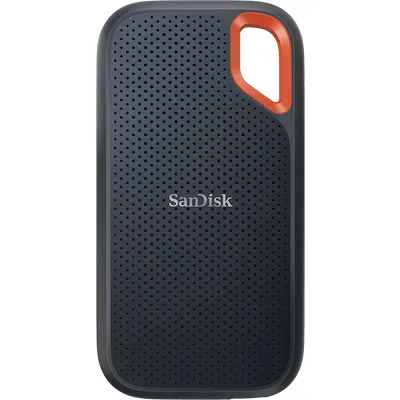 SanDisk Extreme Portable - SSD - verschlüsselt - 1TB - extern (tragbar) - USB 3,2 Gen 2 - 256-Bit-AES (SDSSDE61-1T00_HOFBA1)