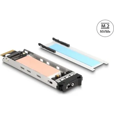 DeLOCK 47037 Hard Drive Backplane Speicherlaufwerkbehälter Schwarz - Metallisch (47037)