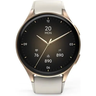 Hama Smartwatch 8900 3,3 cm (1.3) AMOLED 42 mm Digital 466 x 466 Pixel Touchscreen Gold GPS (00178613)