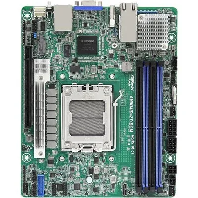 ASRock Rack AM5D4ID-2T/BCM Mainboard Deep Mini-ITX Sockel AM5 AMD X300 2x 10GbE (AM5D4ID-2T/BCM)